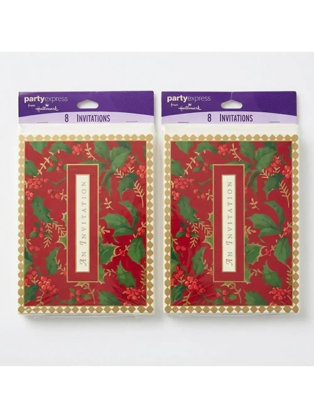 Party Express Hallmark Holiday Invitation Cards - 16 Count
